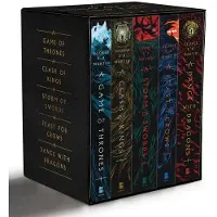 George R. R. Martin's a Game of Thrones 5-Book Boxed Set (Song of Ice and Fire Series): A Game of Thrones, a Clash of Kings, a Storm of Swords, a Feas