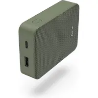 Hama Batterie Powerbank 10000 mAh Fast Charge LiPo USB-C, USB-A Grön Statusindikering