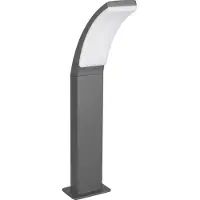 Reality Leuchten LED pollare Beja, Svart, Aluminium / grå / zink, Modern, LED-utomhuslampa