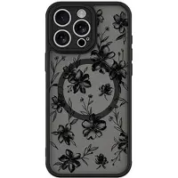 Mtp Products iPhone 15 Pro Max Snyggt skyddande magnetiskt skal - svarta bågar
