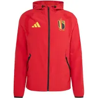 Adidas Belgien Windbreaker Tiro 26 Travel VM 2026 - Röd - , storlek X-Small