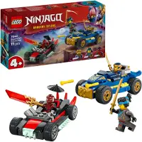 LEGO ninjago klossar racingduell rogue vs drix 71840