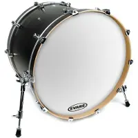 Evans EQ3 Resonant Smooth White Bass Drum Head 20