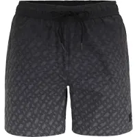 BOSS Logo-badge swim shorts with degradé monogram print