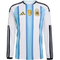 Adidas Argentina 26/27 Replica Hemma T-shirt Med Lång ärm