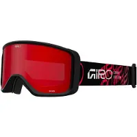 Giro skidglasögon SAGEN RED BLACK ENDLESS (lins AMBER SCARLET 19-42% S2 + lins YELLOW 80-99% S0)
