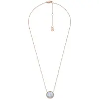Fossil Halsband 'Merrit' roséguld / pärlvit