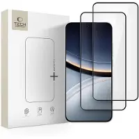 Spigen härdat glas Tech-Protect Glass Fit+ för Xiaomi Poco F7 5G Black [2-pack]