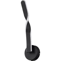 Reality Leuchten LED vägglampa Ginko, Svart, Vardagsrum / matsal, Metall, Modern, LED-vägglampa, vägglampa inomhus