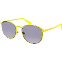 Calvin Klein CK2137S ovalformade metallsolglasögon för kvinnor