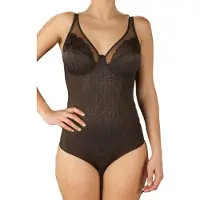 Selene MARILUZ bygelförsedd axelbandslös bodysuit med kupor för kvinnor