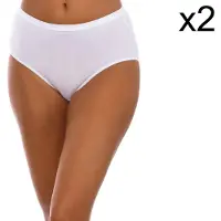 Playtex Pack-2 Organiska Bio Midi trosor P0AZK dam
