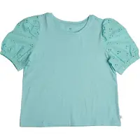 Gap T-shirt med broderad puffärm för flickor, 601395