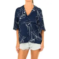 Superdry Kortärmad blus för kvinnor med kavajkrage W4010021A
