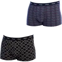 FILA Pack-2 tryckta bomullsboxershorts FU5289 för män