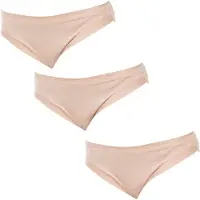 Janira Pack-3 Midjehöga trosor med invändigt foder 1031184 dam