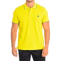 U.s. polo assn. KORY Kortärmad Polo med kontrastfärgad kavajkrage 64782 man