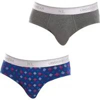 Kisses&love Pack-2 Basic Briefs andningsbart tyg KL2014 man