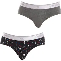 Kisses&love Pack-2 Basic Briefs andningsbart tyg KL2014 man