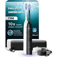Philips Tandborste - - HX7429/02 - Sonicare - Dubbelt handtag Serie 7100 - Vit & Svart - Elektrisk