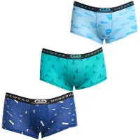 Le Petit Garçon Pack-3 Boxershorts i andningsbart tyg och anatomisk front LPG1010 boy
