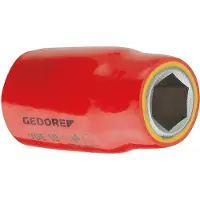 Gedore VDE 19 14 6123080 1/2 (12.5 mm) VDE-hylsnyckelinsats Isolerade 14 mm 1/2