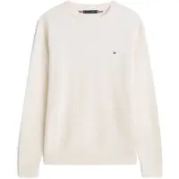 Tommy Hilfiger Textured Knit Crew Neck Jumper