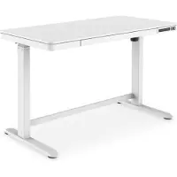 Digitus - Skrivbord - rektangulär - vit