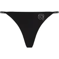 Karl Lagerfeld String 'Ikon' svart / transparent
