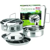 Jamon Matlåda - Ibili - 720614 - Rostfritt stål - 14 cm - 2 medföljande behållare