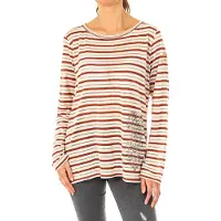 La Martina Långärmad T-shirt med rund hals för kvinnor LWRE01