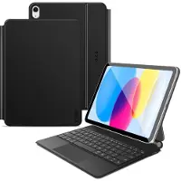Tech-Protect Smartcase Magnetic med tangentbord för iPad 10,9" 2022 / iPad 11" 2025 - Svart