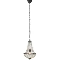 Markslöjd Gränsö Kristallkrona Svart 30 cm