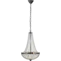Markslöjd Gränsö Kristallkrona Svart 40 cm