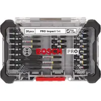 Bosch Accesorios Bitssats för skruvmejsel 2608521U74; 20 st.