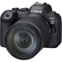 Canon EOS R6 Mark II + RF 24-105mm F4 L IS USM, 24,2 MP, CMOS, Pekskärm, 588 g, Svart