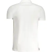 Cavalli Class Bold Logo Vit Polo Shirt