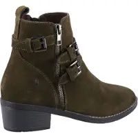 Hush puppies Jenna läder dam Khaki stövlar