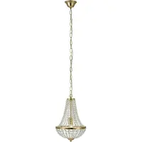 Markslöjd Gränsö Kristallkrona Mässing 30 cm