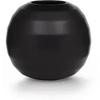 Markslöjd Omfamna Keramikvas Svart 14 cm