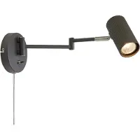 Markslöjd Costilla Vägglampa Mörkgrå Flex