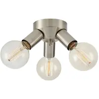 Markslöjd Mazzo Plafond Nickel 3 Lampor