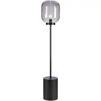 Markslöjd Brooklyn Golvlampa Svart/Rök
