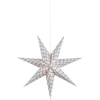 Markslöjd Grafik Stjärna Grå/Vit 75 cm