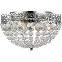 Markslöjd Saxholm Kristallplafond Krom
