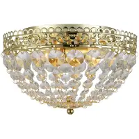 Markslöjd Saxholm Kristallplafond Guld