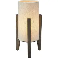 Markslöjd Eruca Bordslampa Vit/Brun 34 cm