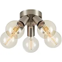 Markslöjd Mazzo Plafond Nickel 5 Lampor