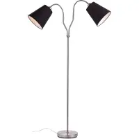 Markslöjd Modena Golvlampa Stål/Svart