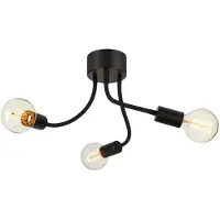 Markslöjd Medusa Taklampa Svart 3 Lampor